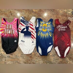 4 Gymnastics Leotards